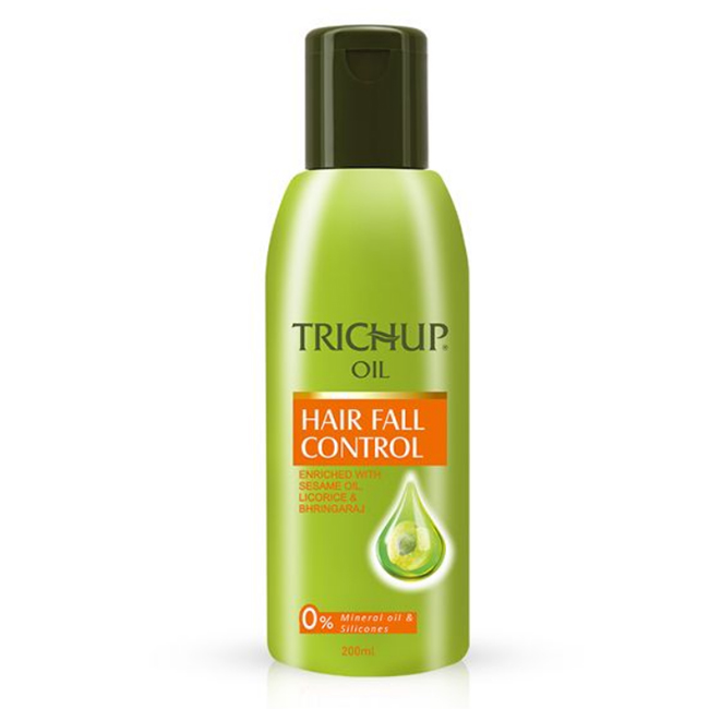 Trichup Hair Fall Control Oil Enriched with Amla and Bhringraj Helps to Prevent Premature Falling of Hair Strengthens Your Hai