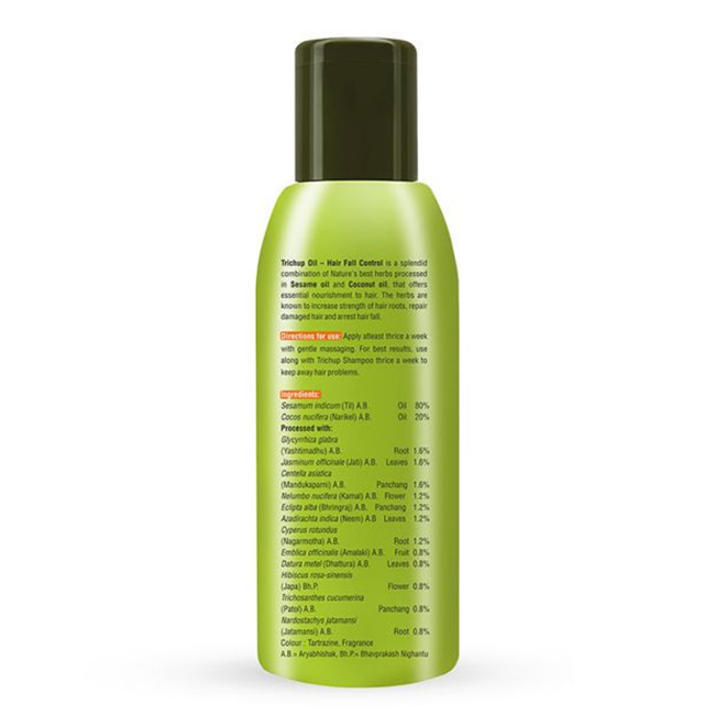 Trichup Hair Fall Control Oil Enriched with Amla and Bhringraj Helps to Prevent Premature Falling of Hair Strengthens Your Hai - Image 2