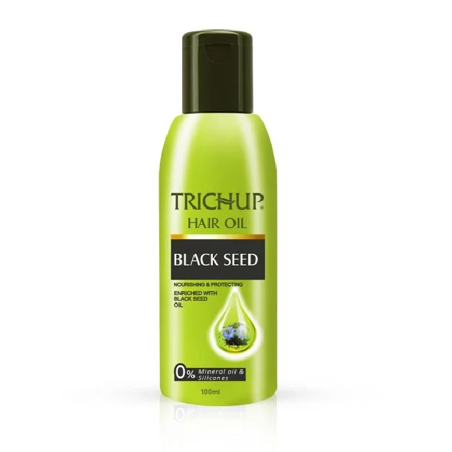 Trichup Black Seed Hair Oil Prevent Premature Greying of Your Hair Effectively Nourishes Protects Hair from Damage