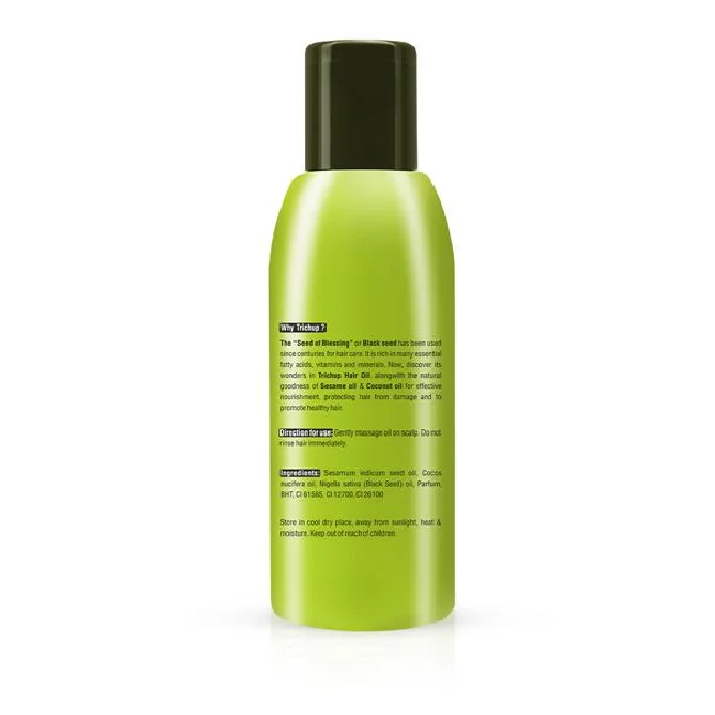 Trichup Black Seed Hair Oil Prevent Premature Greying of Your Hair Effectively Nourishes Protects Hair from Damage - Image 2