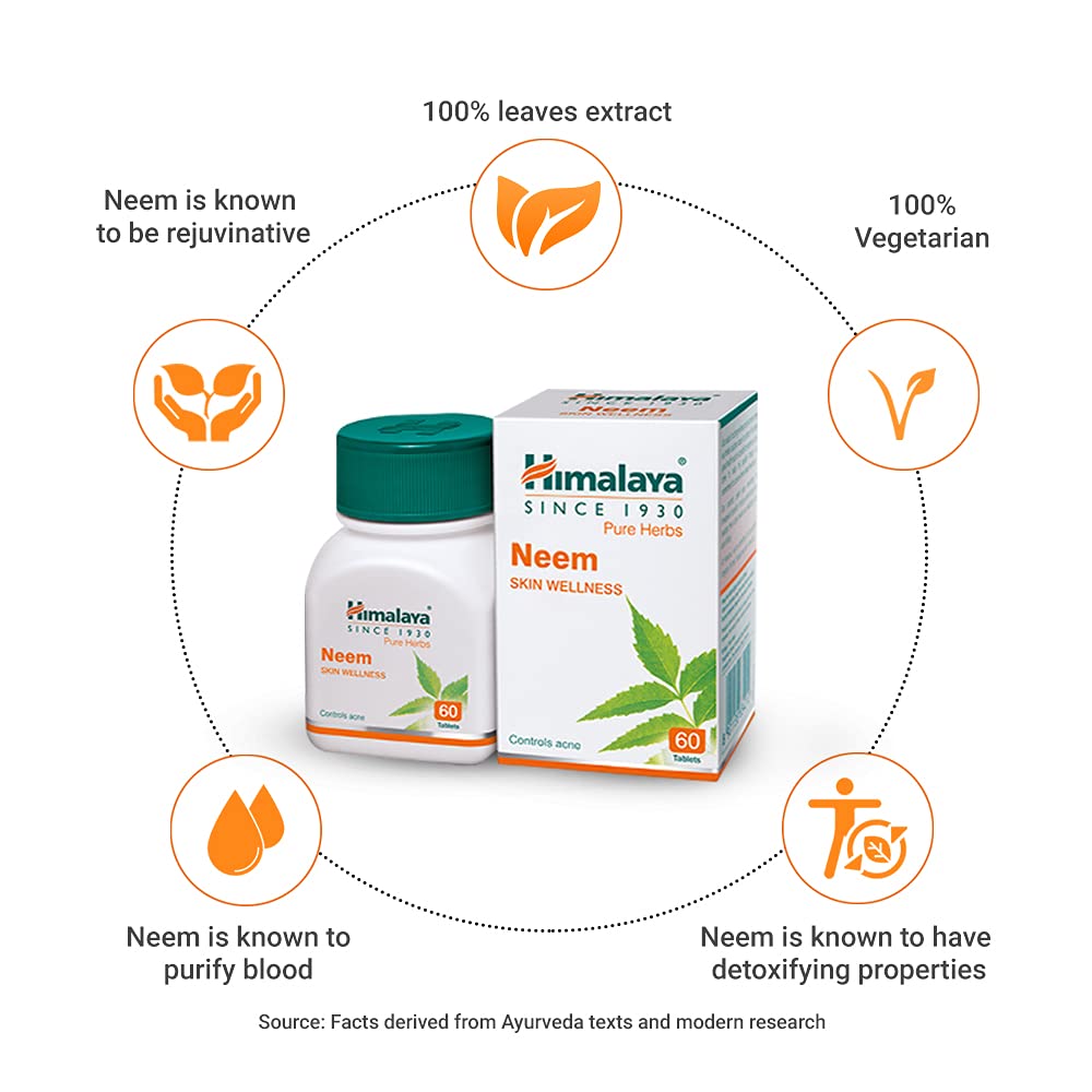 10 Bottles Set Himalaya Wellness Pure Herbs Neem Skin Wellness - Image 3