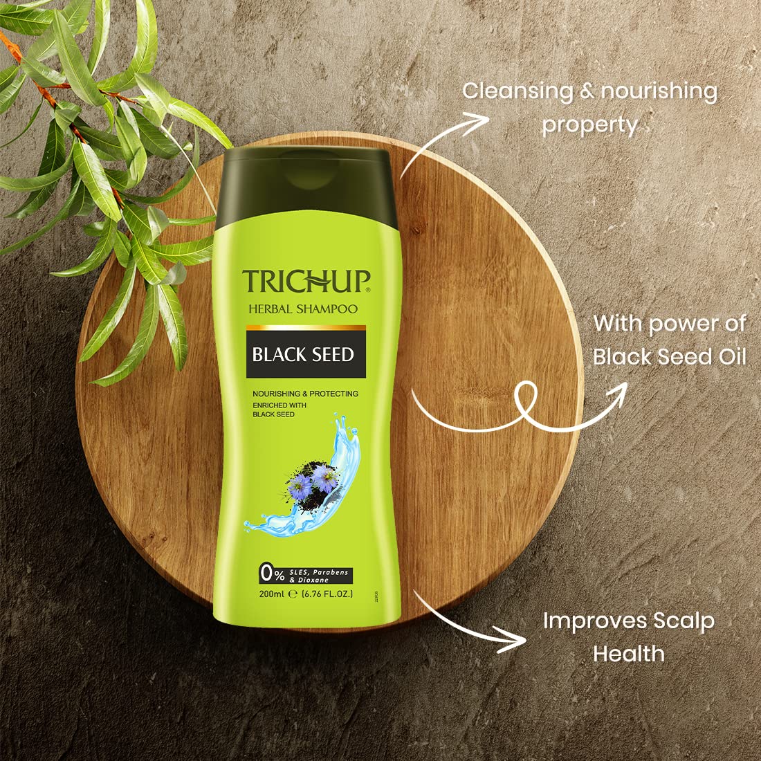 Trichup Black seed Oil & Shampoo - Helps to Prevent Premature Greying of Your Hair - Effectively Nourishes & Strengthening Your Hair and Preserve Elasticity - Image 4