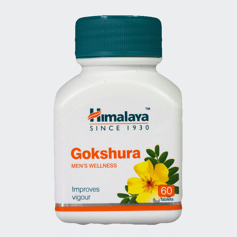 Gokshura Tribulus Pure Herbs Tablet Himalaya Wellness Improves Vitality Men's